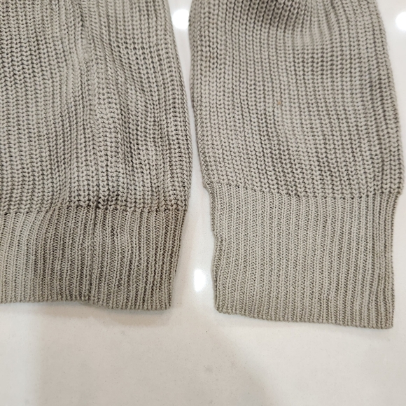 Vintage Faconnable Fisherman Knit Sweater Mens XXL Beige Crew Neck Linen - Picture 4 of 12